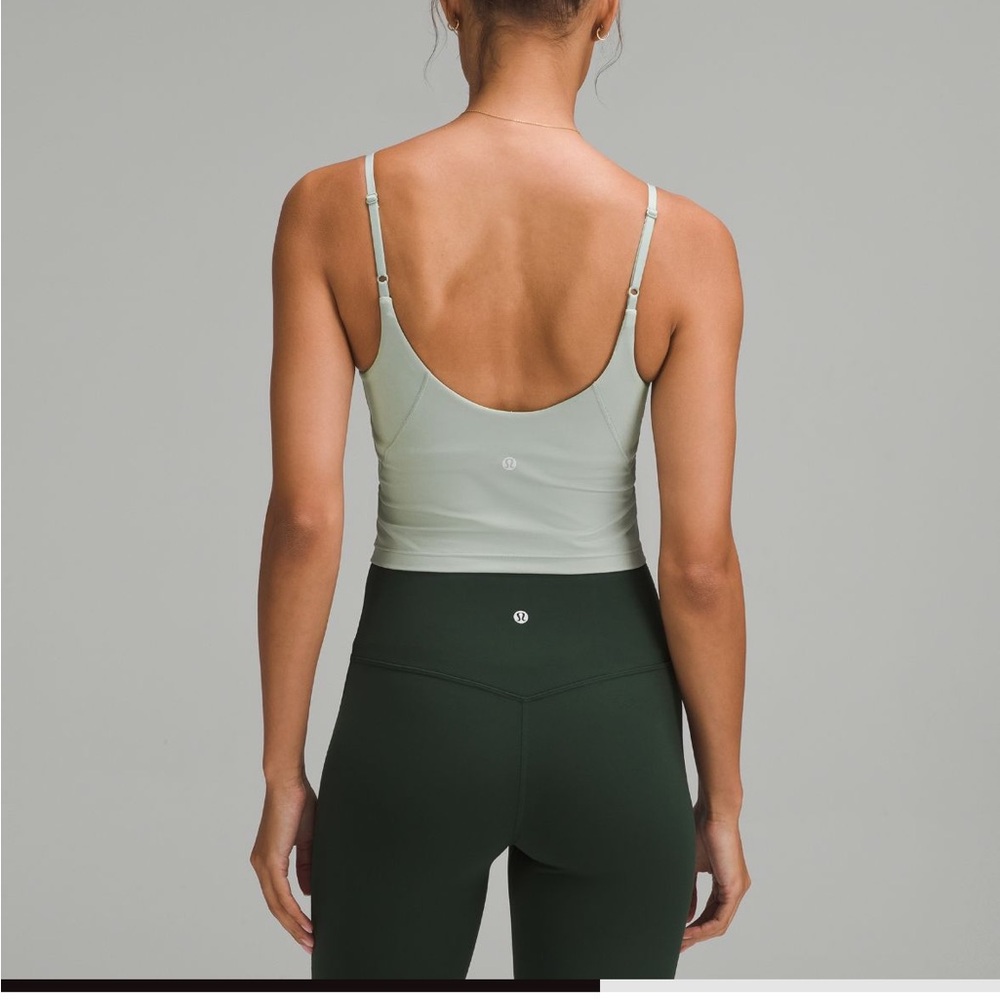 Lululemon Align Cropped Cami Tank in Jade Grey - Picture 2 of 9
